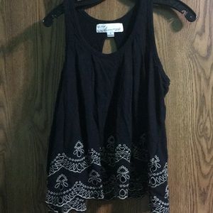 Vintage Havana open back cut out top small